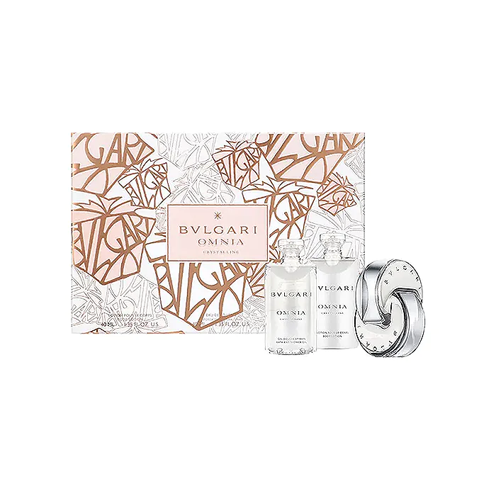 香水(ユニセックス) bvlgari omnia crystalline gift set BVLGARI Omnia Crystalline Eau de Toilette 100ml Gift Set