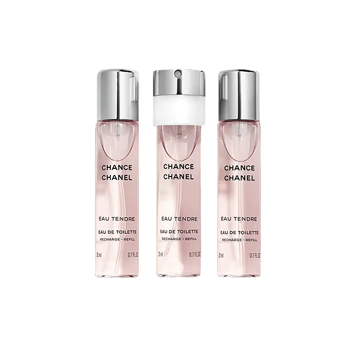 Chance Eau Tendre Set By Chanel EDT For Women - 3 Pieces