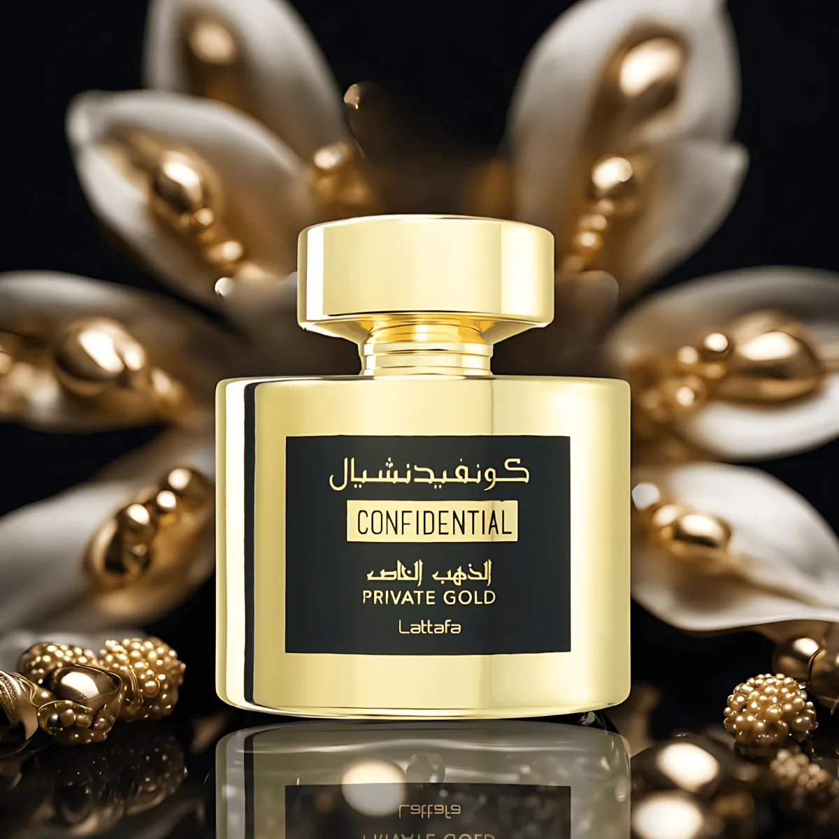 香水(ユニセックス) Lattafa CONFIDENTIAL PRIVATE GOLD 100ml Confidential Private Gold Lattafa Perfumes perfumy - to