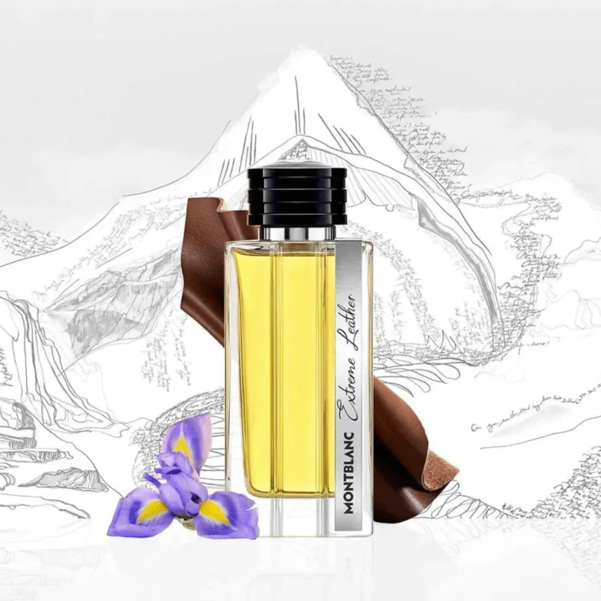 香水(男性用) MONTBLANC Extreme Leather 125ml Extreme Leather Smoked Iris Perfume by Mont Blanc EDP For