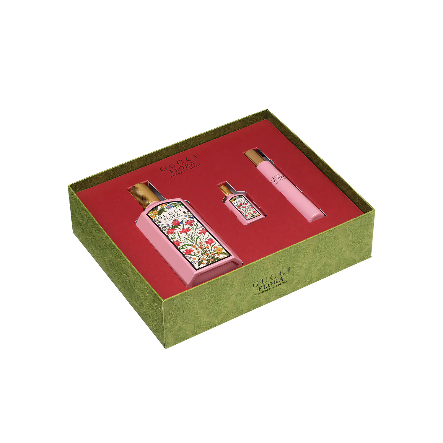 Flora Gorgeous Gardenia Set By Gucci EDP For Women - 3 Pieces