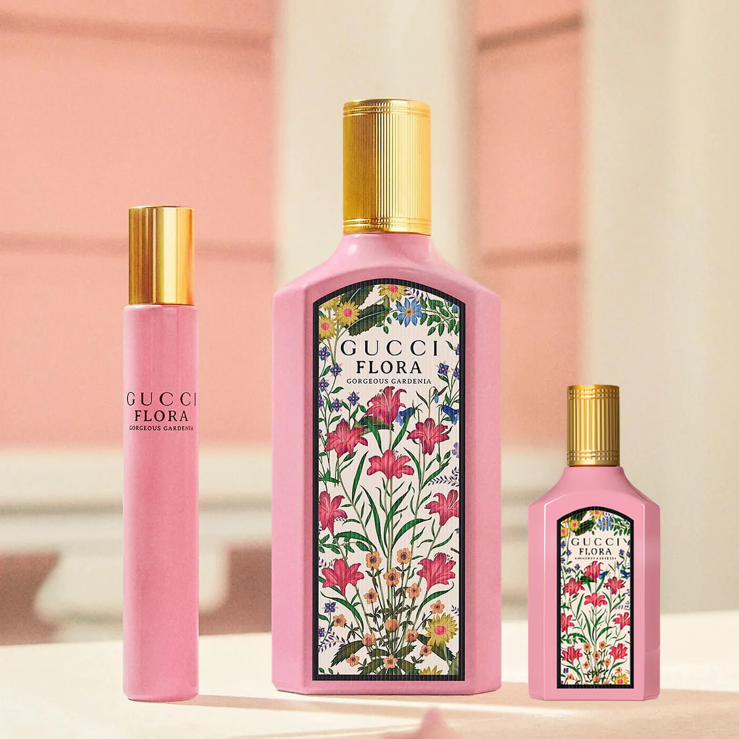 世界有名な Flora Gorgeous Pieces 3 - Women For EDP Gucci By Set Gardenia 香水(女性用)