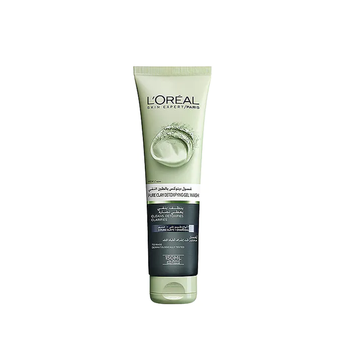 L'Oreal Paris Pure Clay Face Wash With Charcoal Detoxifies
