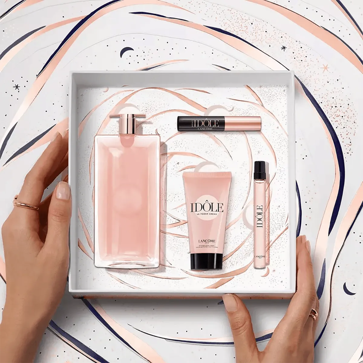 海外個人輸入 Idole Lancome Set Pieces 4 - Women For EDP Lancome By ファンデーション