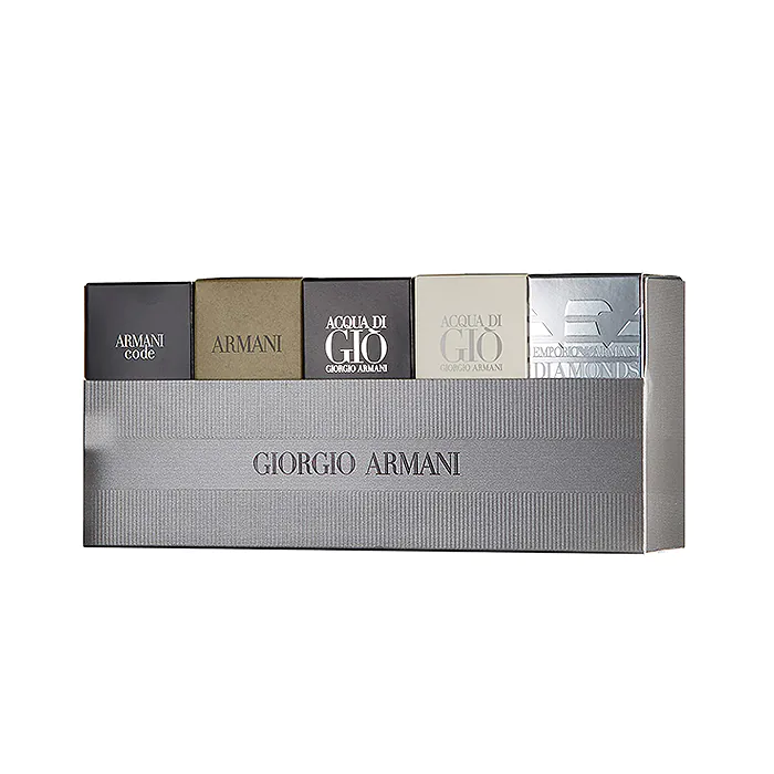 Miniatures Collection Mini Set By Giorgio Armani EDT For Men 5 Pieces