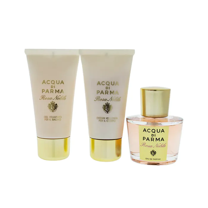 Rosa Nobile Set By Acqua Di Parma EDP For Women - 3 Pieces