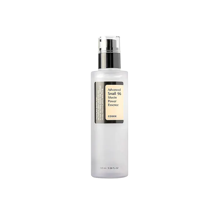 Snail 96 Mucin Essence contains 96% Snail Mucin, which helps repair and soothe red
