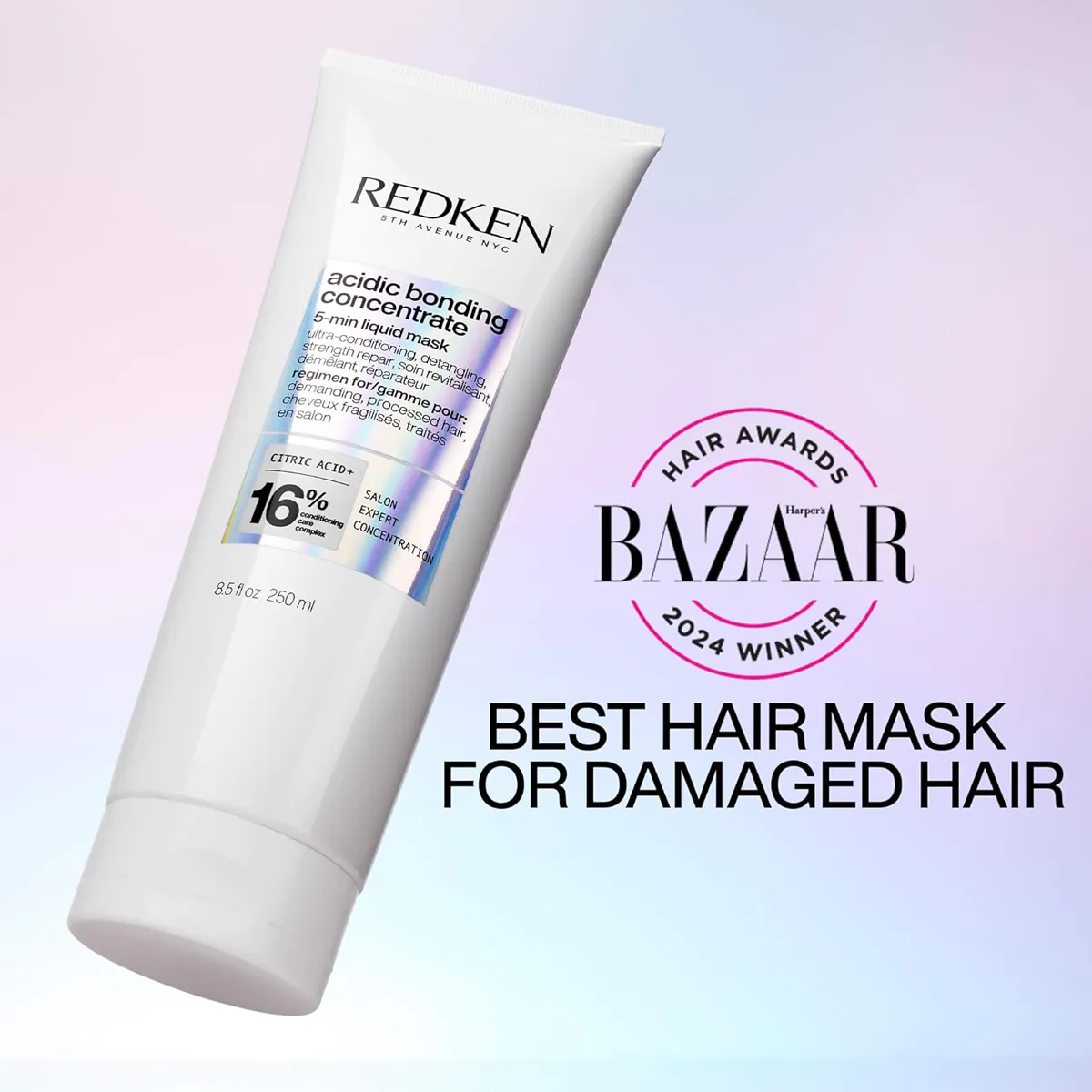 ريدكين قناع الترابط الحمضي المركز لإصلاح الشعر الجاف والتالف في 5 دقائق من ريدكين - 250 مل
