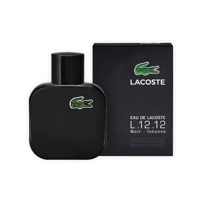 Eau D Lacst L12.12 Noir Intense Perfume By Lacoste EDT For Men 50 ml