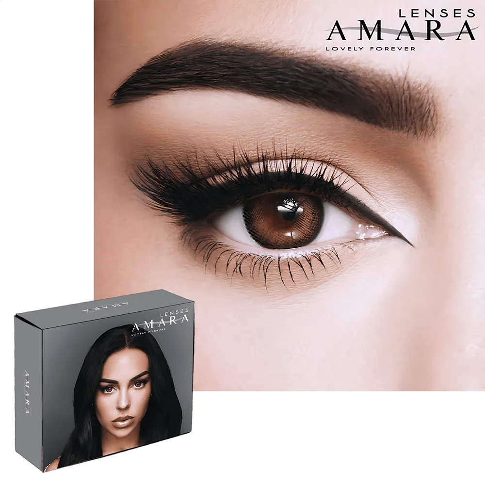 عدسات ملونة لاصقة شهرية من امارا - الموند