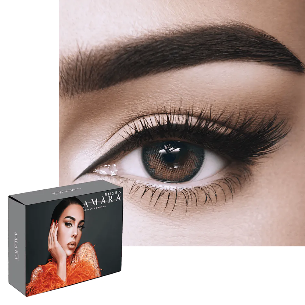 عدسات ملونة لاصقة يومية من امارا - شارك جراي