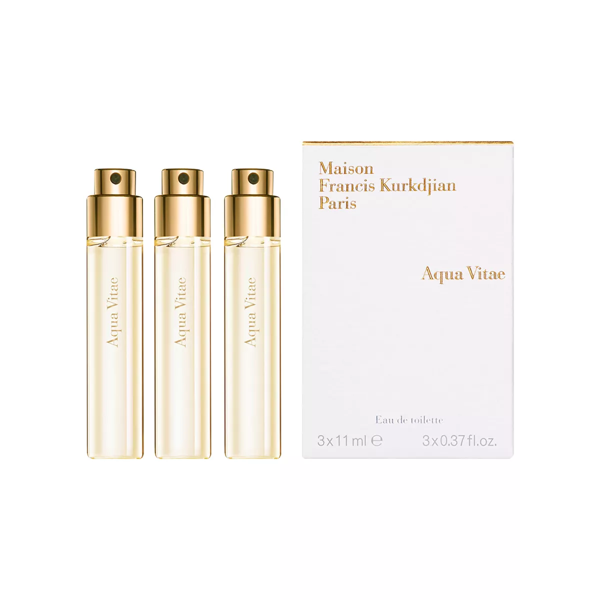 Aqua Vitae Set By Maison Francis Kurkdjian Paris EDT For Unisex - 3 Pieces