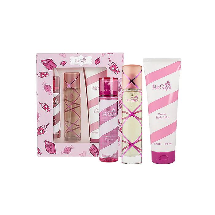 Aquolina Pink Sugar Gift Set By Aquolina EDT For Women - 3 Pieces