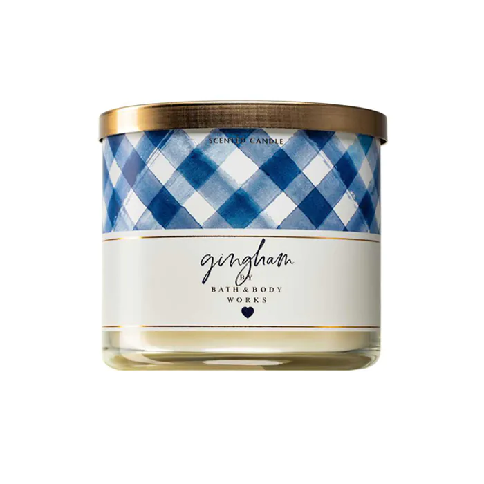 Gingham Scented Candle By Bath & Body Works 411 g For Unisex