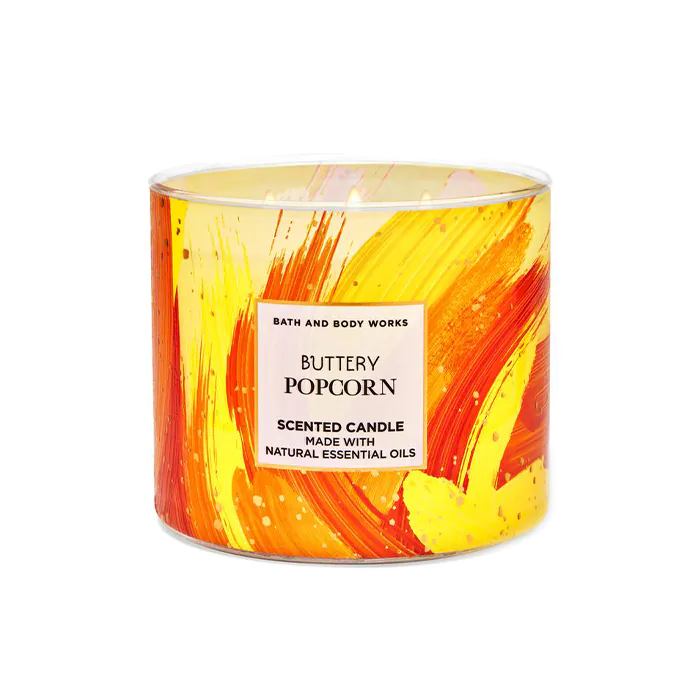 Buttery Popcorn Scented Candle By Bath & Body Works 411 g For Unisex