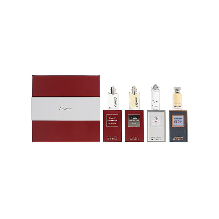 Cartier Mini Size Gift Set By Cartier EDP For Men and Women - 4 Pieces