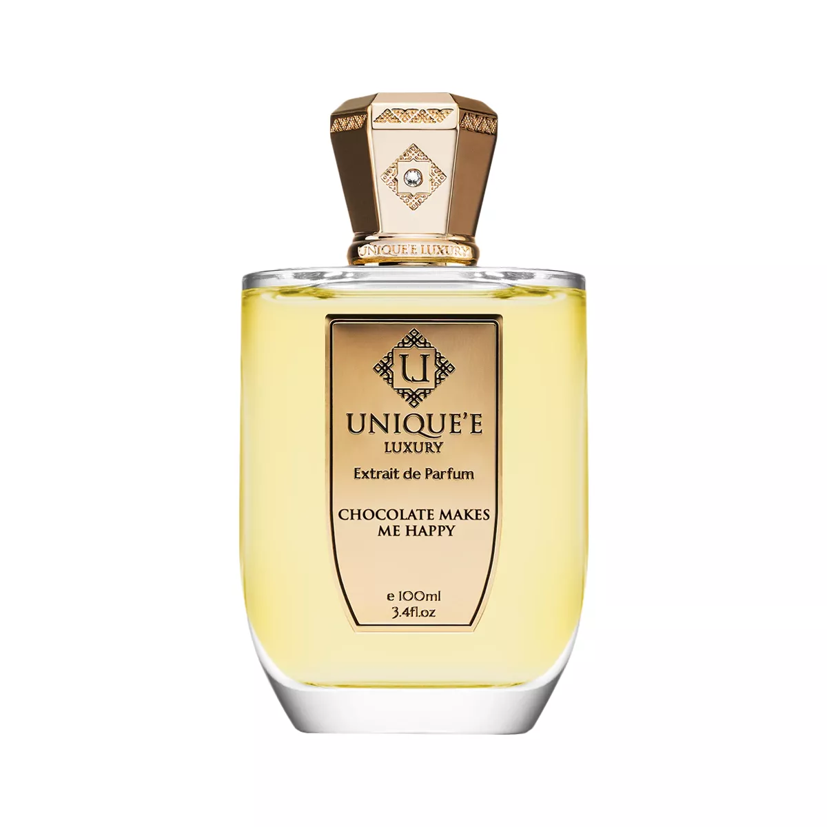 Chocolate Makes Me Happy Perfume by Unique E Luxury Extraits de Parfum For Unisex 100 ml