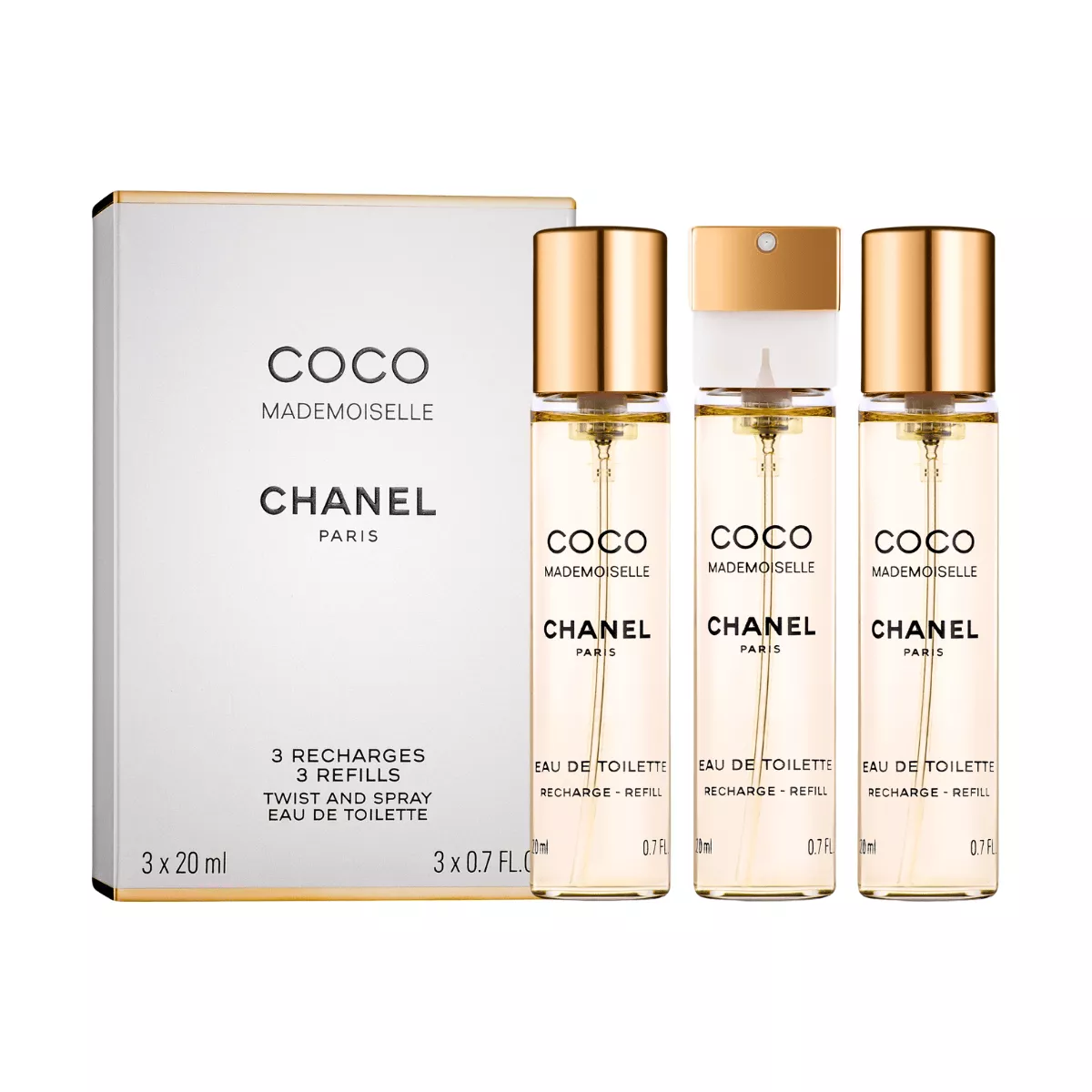 Coco Mademoiselle Set By Chanel EDT For Women - 3 Pieces
