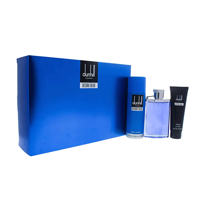Desire Blue For Men Set By Dunhill EDT For Men - 3 Pieces