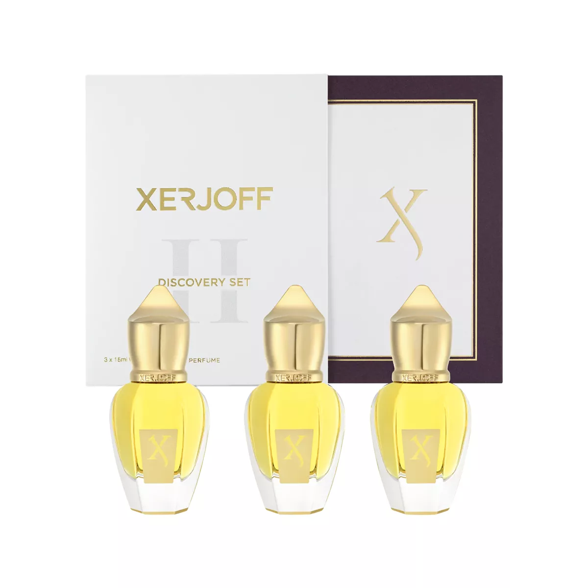 Discovery II Gift Set by Xerjoff Eau de Parfum For Men and Women - 3 Pieces
