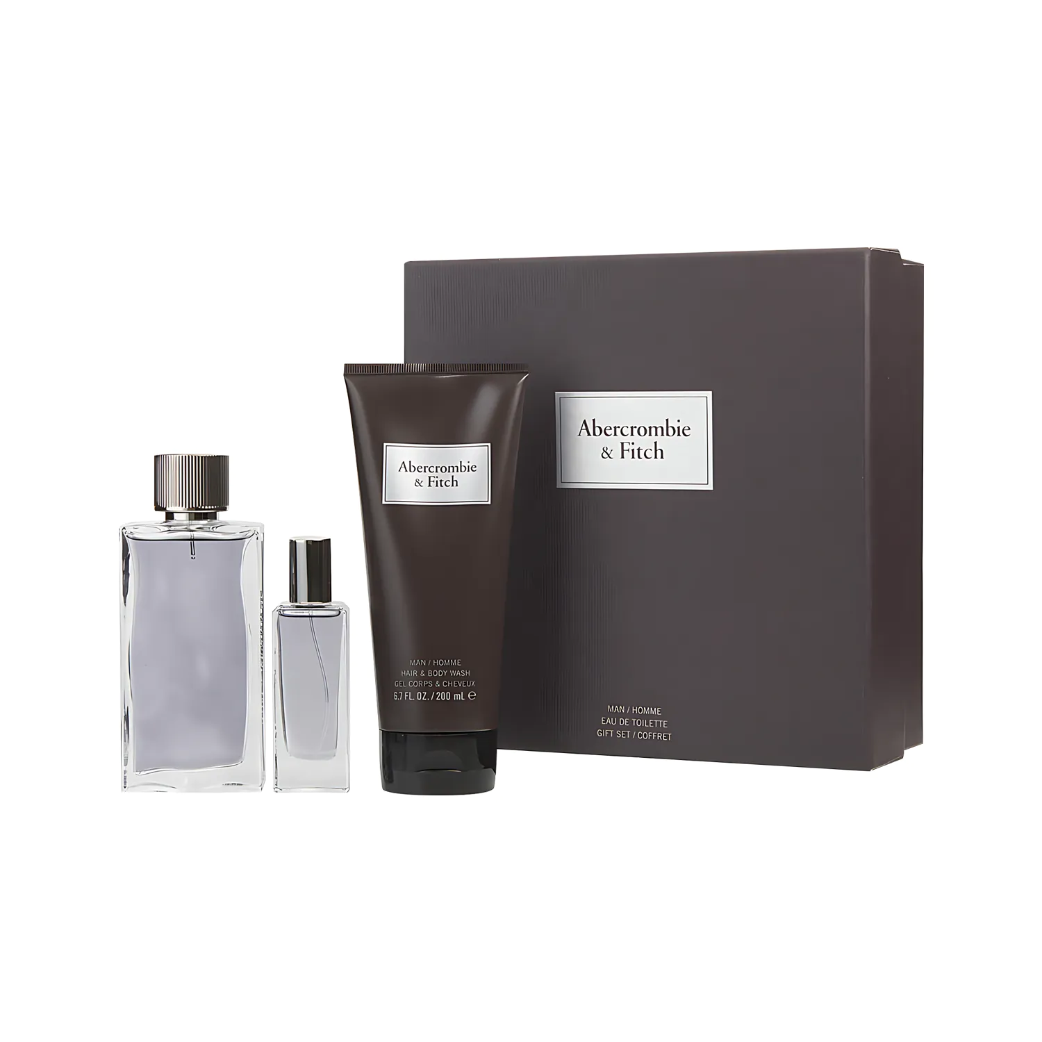 First Instinct Set By Abercrombie & Fitch For Men - 3 Pieces