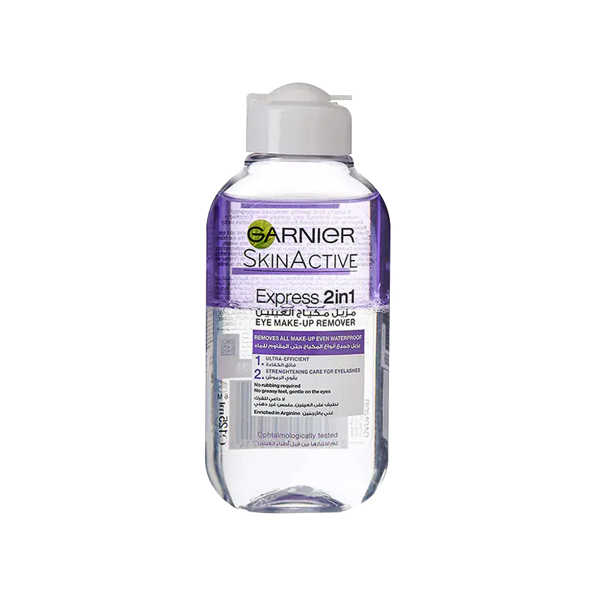 Garnier Skin Active 2 In1 Eye Makeup Remover - 125 ml