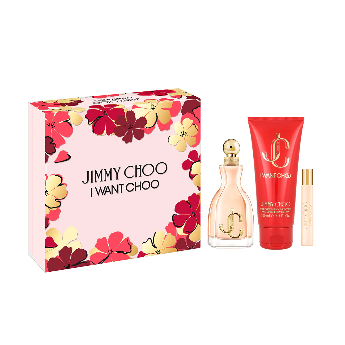 I Want Choo Set By Jimmy Choo For Women - 3 Pieces