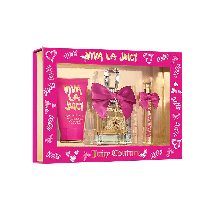 Juicy Couture Viva La Juicy Gift Set By Juicy Couture EDP For Women - 3 Pieces