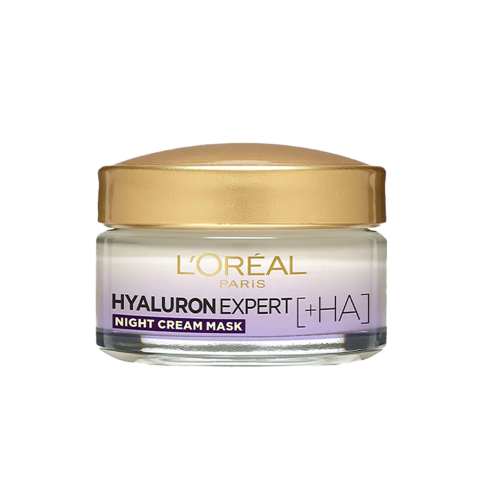 كريم الهايلورنيك اكسبرت الليلي لترطيب البشرة من لوريال باريس - 50 مل