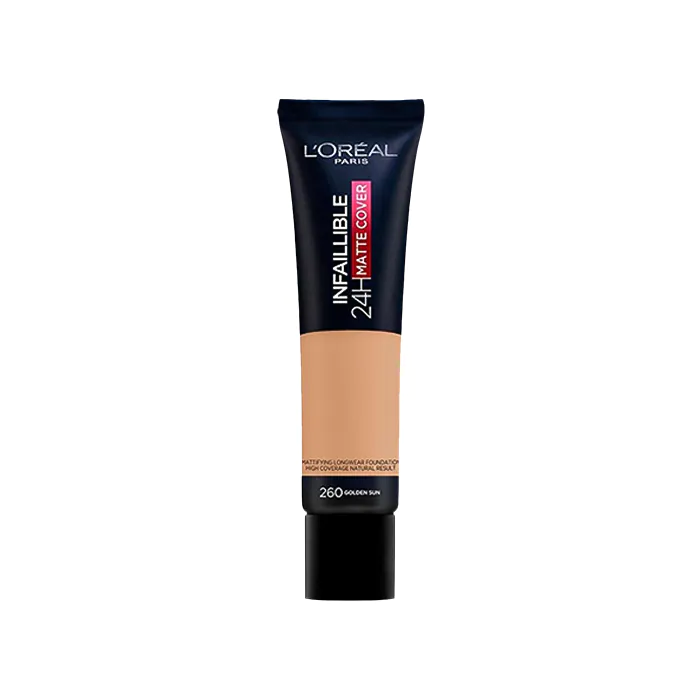 L'Oreal Paris Infallible Matte Cover Foundation Golden Sun No. 260