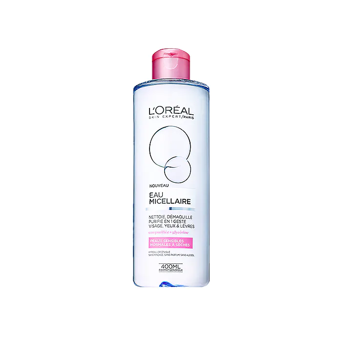 L'Oreal Paris Micellar Cleansing Water Normal To Dry Skin Cleanser & Makeup Remover - 400 ml