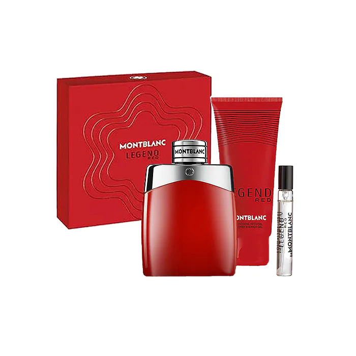 Legend Red Set By Mont Blanc EDP For Men - 3 Pieces