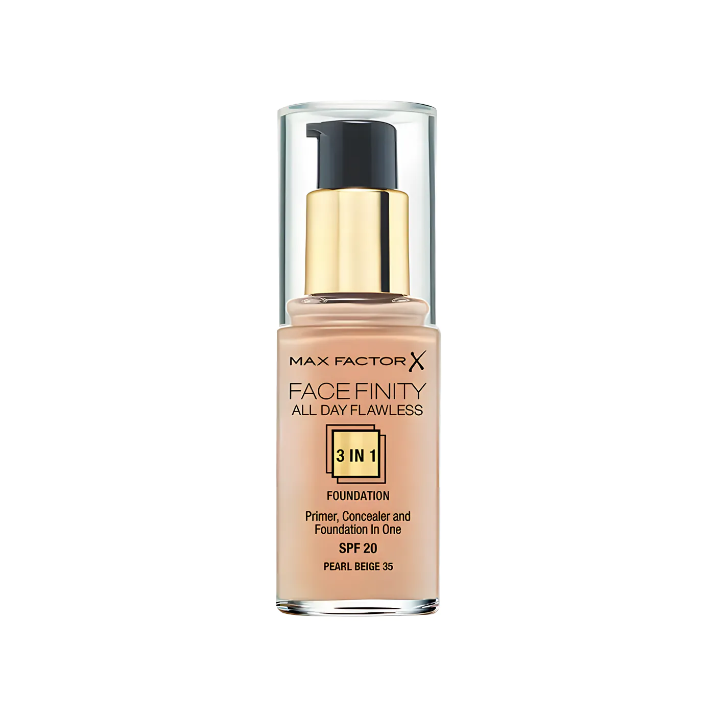 Max Factor FaceFinity All Day Flawless 3 In 1 Foundation SPF 20 Pearl Beige No. 35 - 30 ml