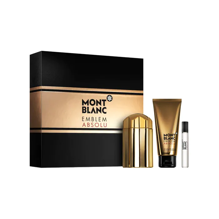 Mont Blanc Emblem Absolu Gift Set By Mont Blanc EDT For Men - 3 Pieces