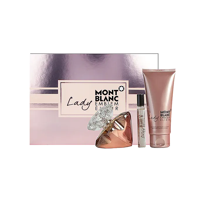 Mont Blanc Lady Emblem Elixir Gift Set By Mont Blanc EDP For Women - 3 Pieces