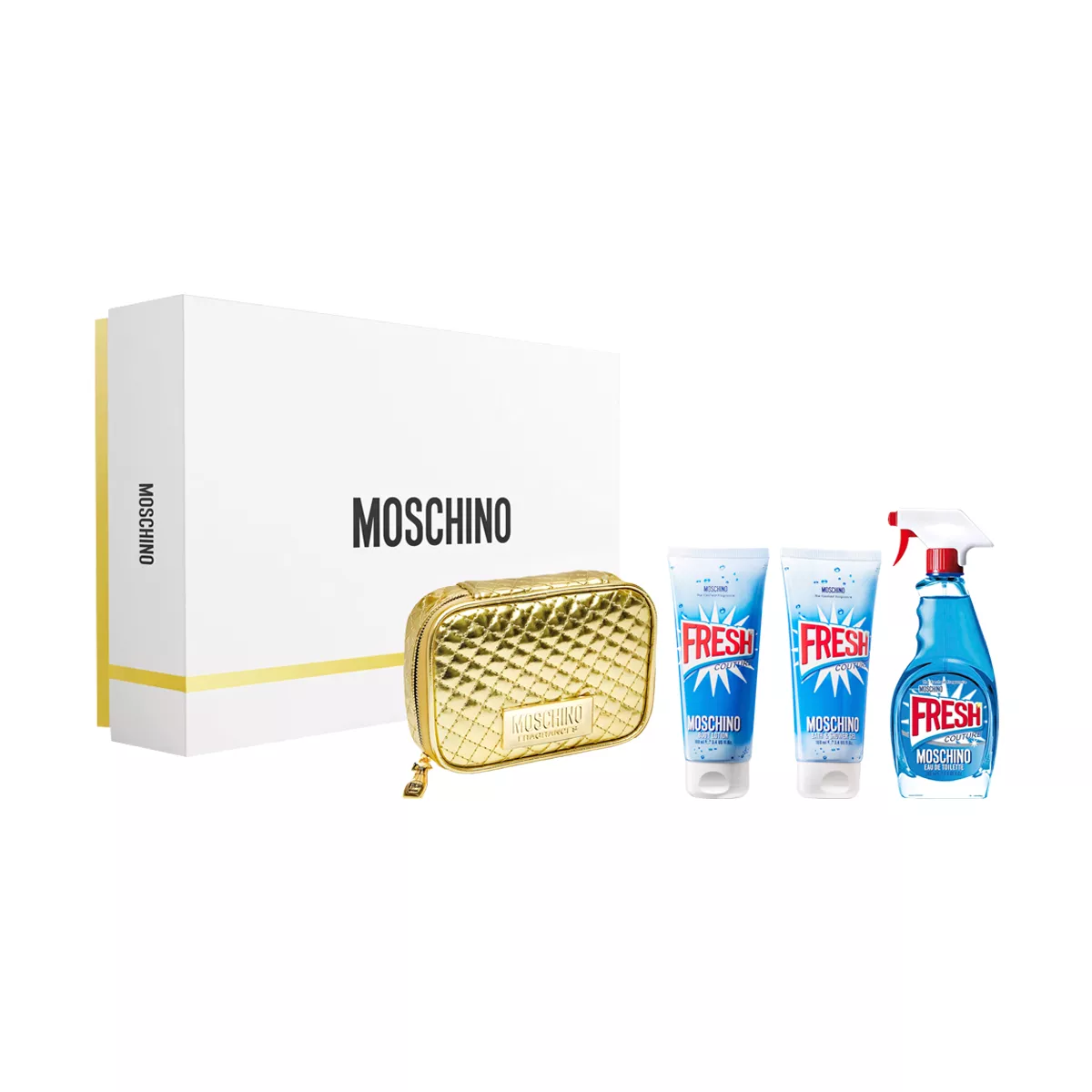 Moschino Fresh Couture Set By Moschino EDT For Women - 4 Pieces