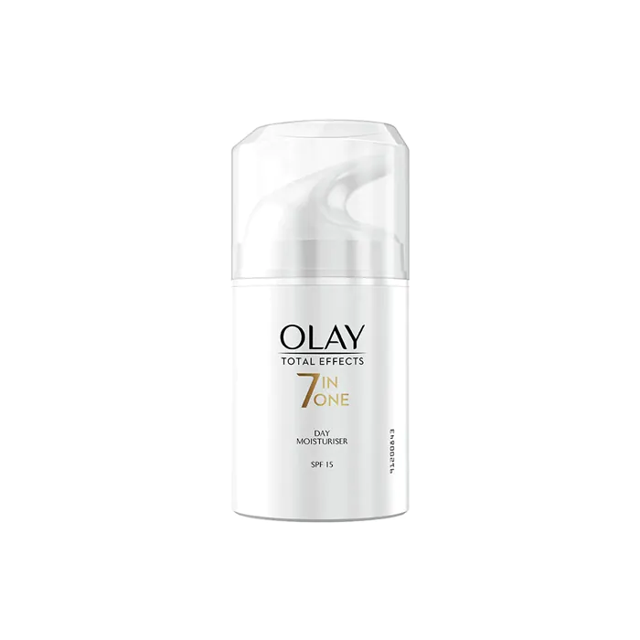 Olay Face Moisturizer Total Effects 7In 1 Anti-Ageing Day Cream Spf15 With Vitamin B3 - 50 ml
