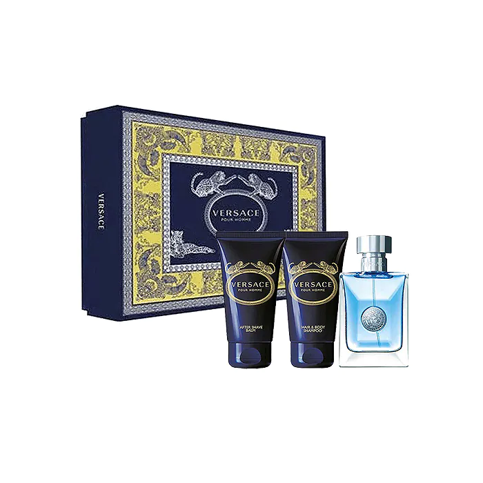 Pour Homme Set By Versace EDT For Men - 3 Pieces