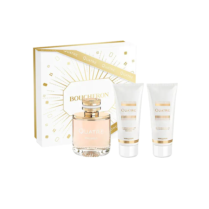 Quatre Pour Femme Set By Boucheron EDP For Women - 3 Pieces