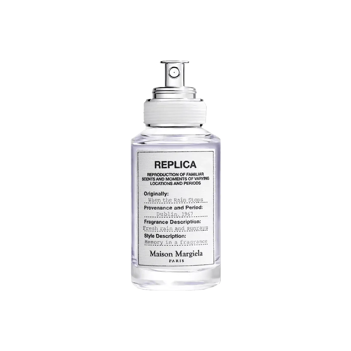 Replica When The Rain Stops Perfume by Maison Margiela Eau de Toilette For Men and Women 30 ml