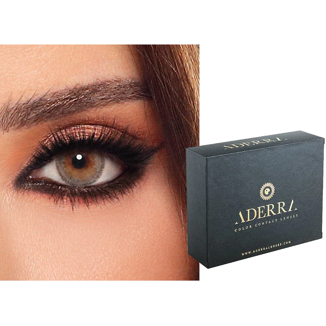 عدسات ملونة لاصقة شهرية من أديرا -  الموند