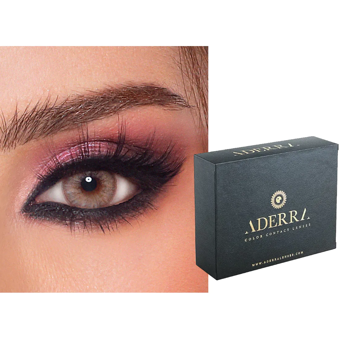 عدسات ملونة لاصقة شهرية من أديرا - لوليتا