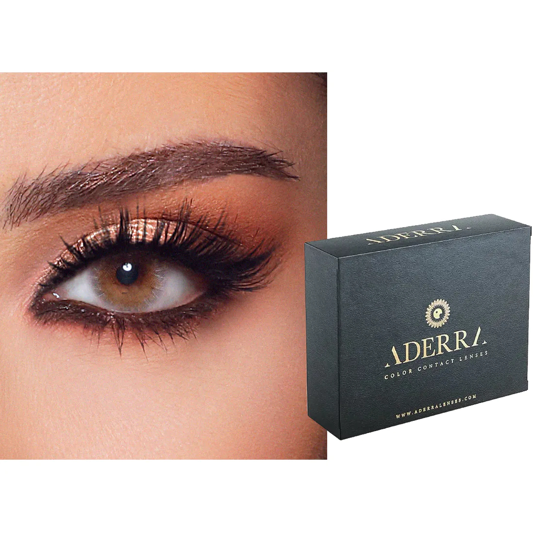 عدسات ملونة لاصقة شهرية من أديرا -  ميلانكو