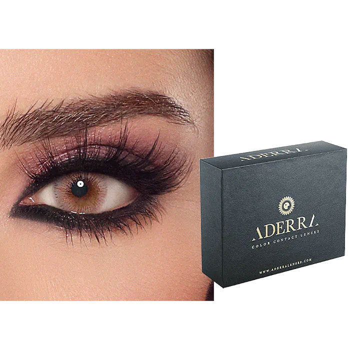 عدسات ملونة لاصقة شهرية من أديرا - بلم