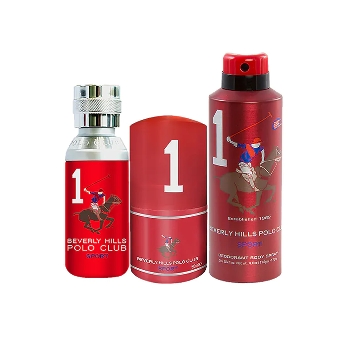 Sport 1 Set By Beverly Hills Polo Club For Men - 100 ml