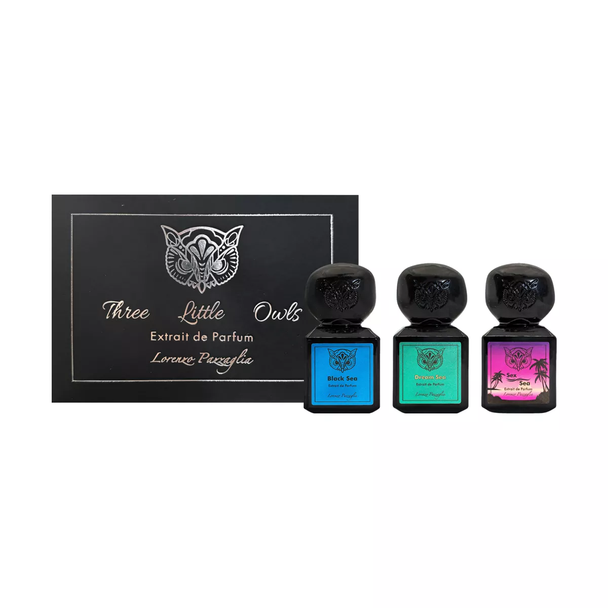 Three Little Owls Set By Lorenzo Pazzaglia EDP For Unisex - 3 Pieces