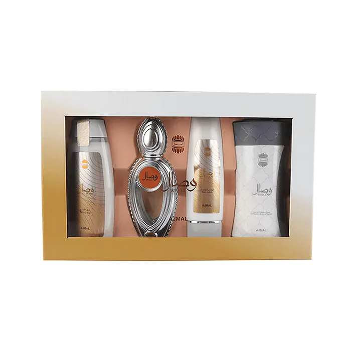 Wisal Set By Ajmal EDP For Women - 4 Pieces