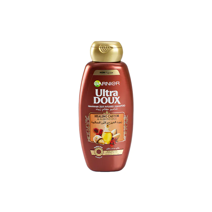 Garnier Hair Shampoo Ultra Doux Castor Oil - 400 ml