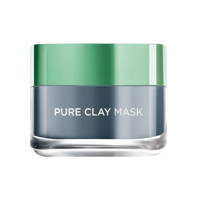L'Oreal Paris Pure Clay Black Face Mask With Charcoal Detoxifies & Clarifies - 50 ml