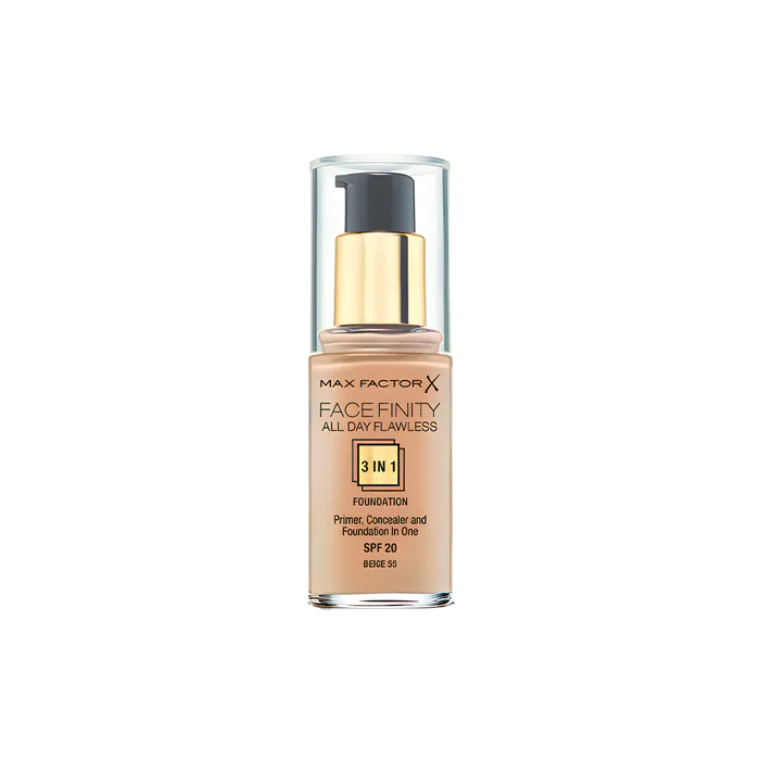 Max Factor FaceFinity All Day Flawless 3 In 1 Foundation SPF 20 Beige No. 055 - 30 ml